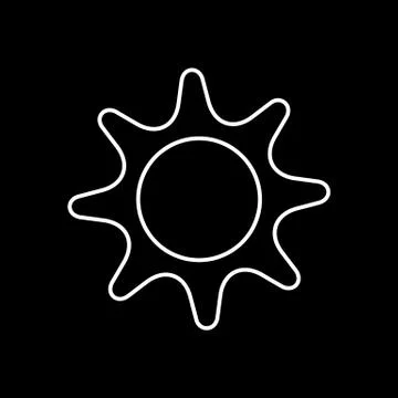 Sun icon. Beach and vacation icon vector illustration Stock Illustration