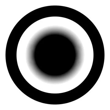 Sun icon in circle round black color vector illustration solid outline style  Stock Illustration
