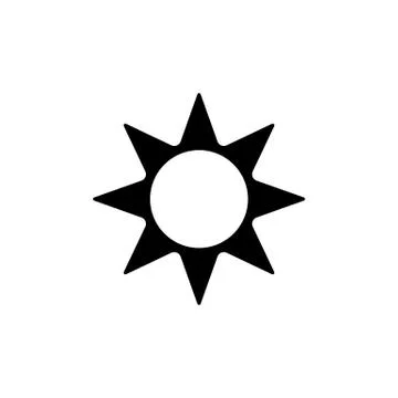 Sun icon element of space icon for mobile concept and web apps. Thin line ico Stock Illustration