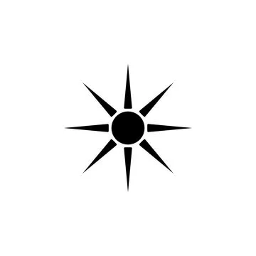 The sun icon. Element of weather elements illustration. Premium quality graphic Illustrazione stock