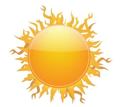 Sun icon Stock Illustration