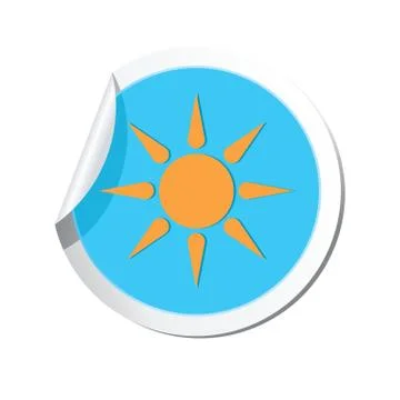 Sun icon Stock Illustration