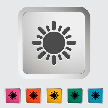 Sun icon Stock Illustration