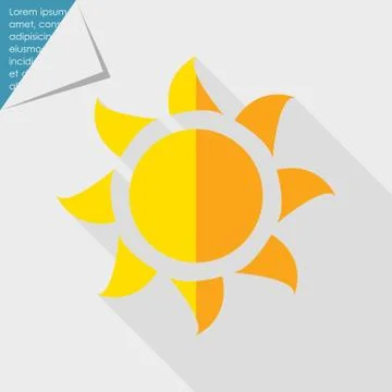 Sun icon Stock-Illustration