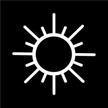 Sun icon Stock Illustration