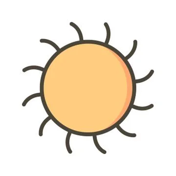 Sun icon Stock Illustration
