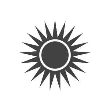 Sun Icon Illustrazione stock