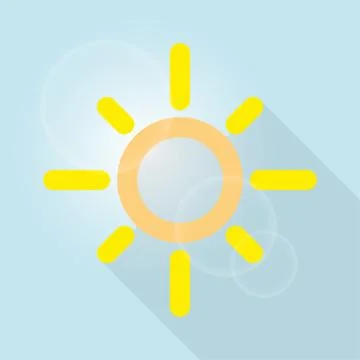 Sun icon Stock Illustration