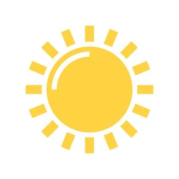 Sun icon Stock Illustration