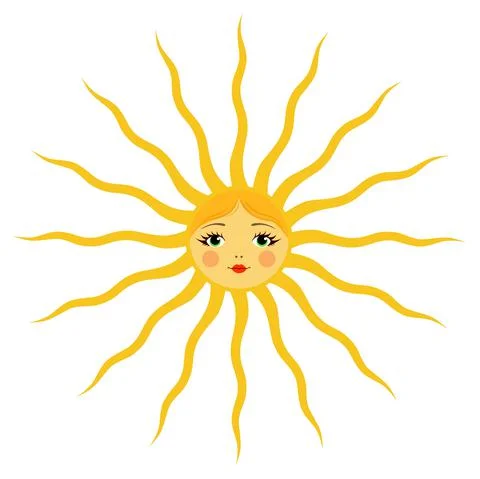 Sun Icon  Illustrazione stock