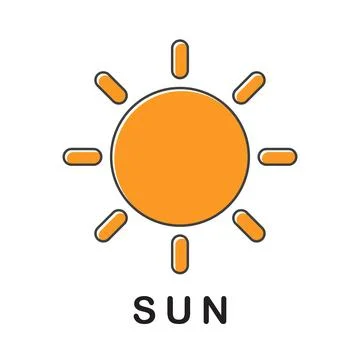 Sun Icon Stock Illustration