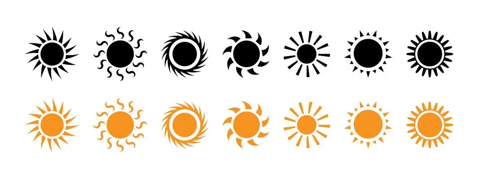Sun Icon Stock Illustration