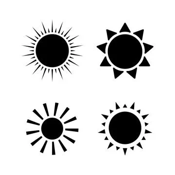 Sun Icon Stock Illustration
