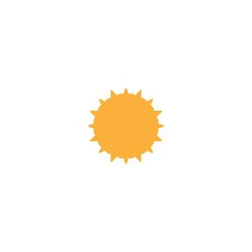 Sun icon. Simple style summer travel big sale poster background symbol. Sun.. Stock Illustration
