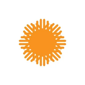 Sun icon. Simple style summer travel poster background symbol. Sun brand lo.. Stock Illustration