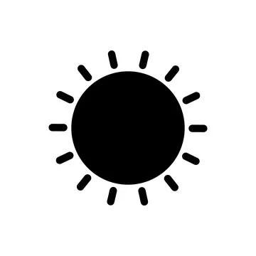 Sun icon. sun logo for web design. Vector illustration 스톡 일러스트