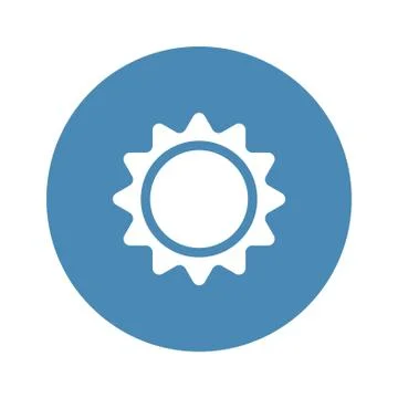 Sun icon symbol vector Stock Illustration