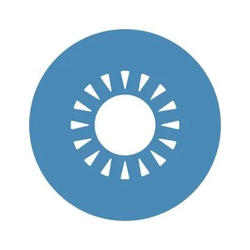 Sun icon symbol vector Stock Illustration