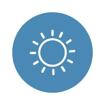 Sun icon symbol vector Stock-Illustration