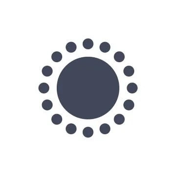 Sun icon symbol vector Stock Illustration