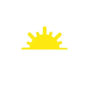 Sun icon. Trendy vector summer symbol for website design, web button, mobile Stock Illustration