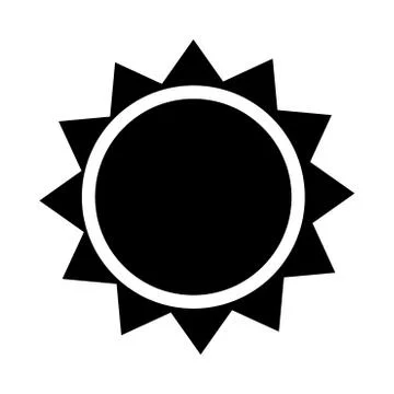 Sun icon - vector iconic design Stock Illustration