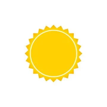 Sun icon vector Stock Illustration