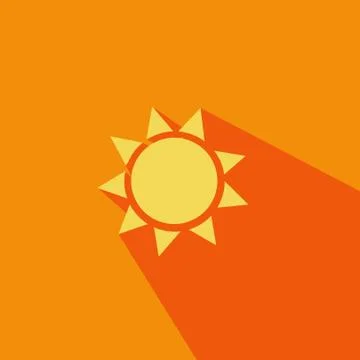Sun Icon Vector Stock Illustration