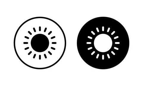 Sun icon vector illustration. Brightness sign and symbol. Stock Illustration