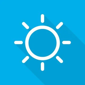 Sun icon. Vector illustration Stock Illustration