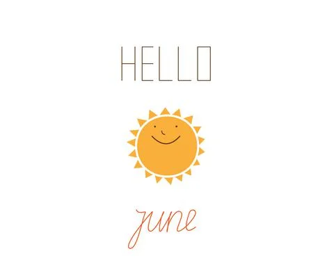 Sun icon on white background. Happy Sun Emoji. Summer Vacations. Stock Illustration