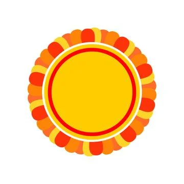 Sun icon on white. Stock Illustration
