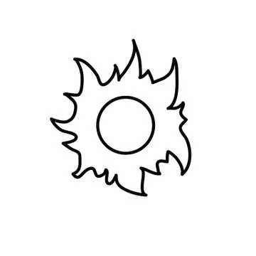 Sun icon. white sun vector. weather icon Stock Illustration