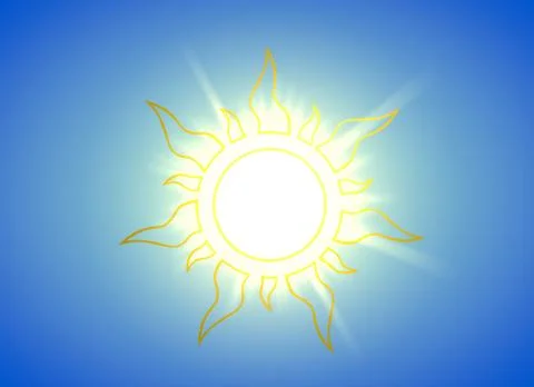 Sun Illustrazione stock