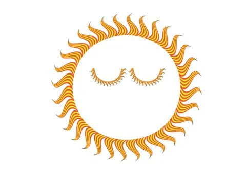 The sun Stock Illustration