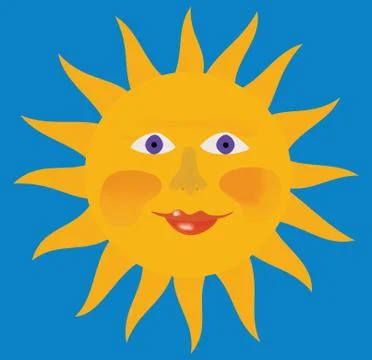 Sun. Stock Illustration