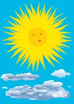 Sun. Stock Illustration
