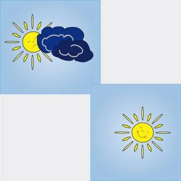 The sun Stock-Illustration