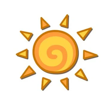 Sun Stock-Illustration