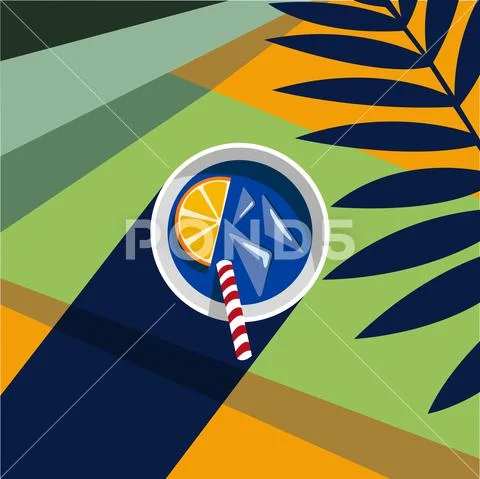 In the sun. Stock Illustrationen