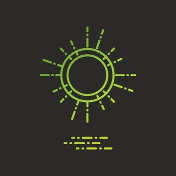 Sun Illustrazione stock