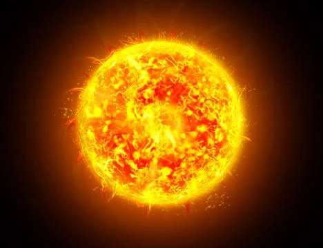 The sun 스톡 일러스트