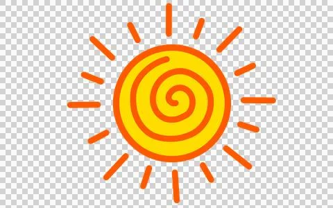 Sun Illustrazione stock