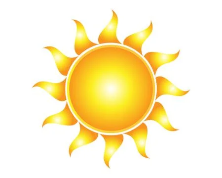 Sun Illustration Illustrazione stock