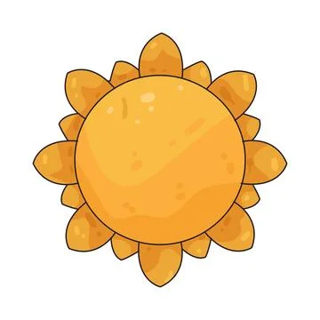 Sun illustration Stock Illustration