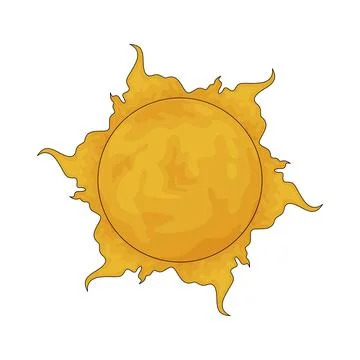 Sun illustration Stock-Illustration
