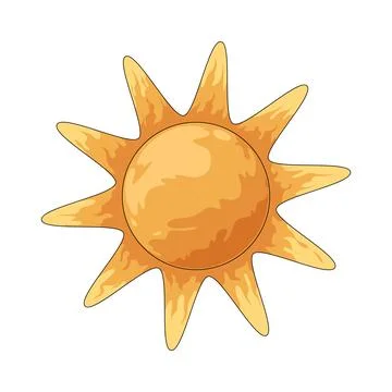 Sun illustration Stock Illustration