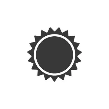Sun. Isolated icon. Weather vector illustration Stock Illustration