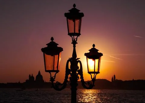 The Sun in The lantern Foto stock