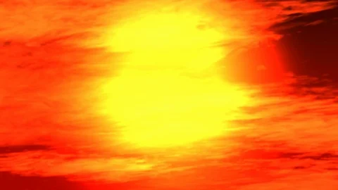 Sun large middle Stock Footage 119741815